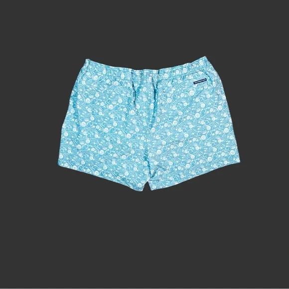 Southern Tide Men’s Marine Blue Caps Off Stretch Water Repell Swim Trunks Sz XXL